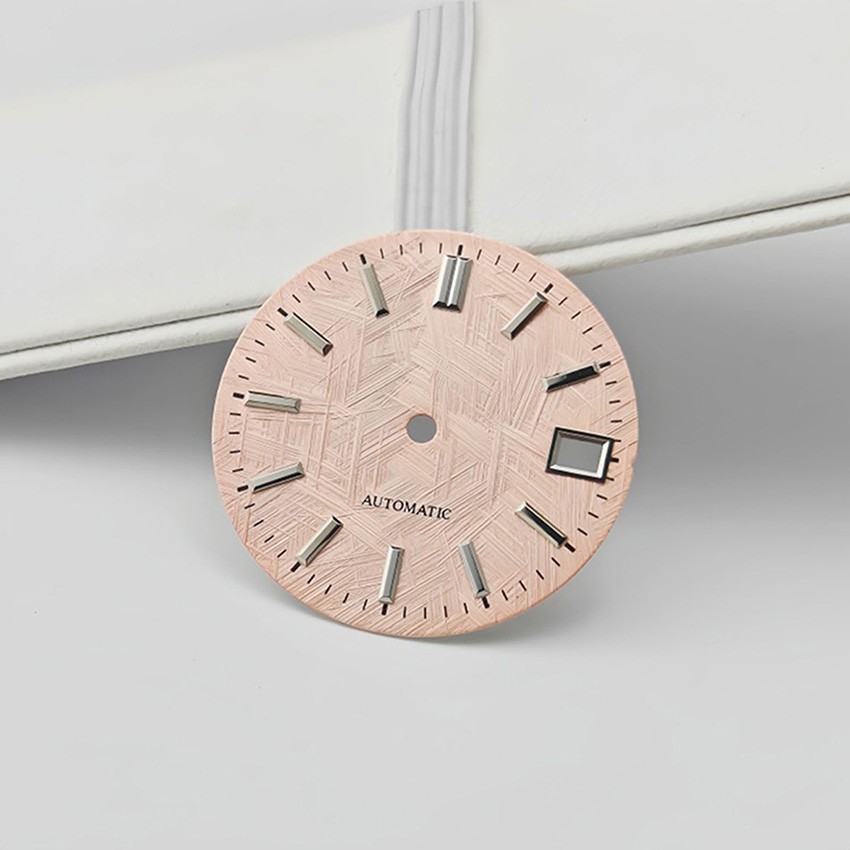 28.5mm Watch Dial Mechanical Watch Random Pattern Dial for NH35/NH36 Movement