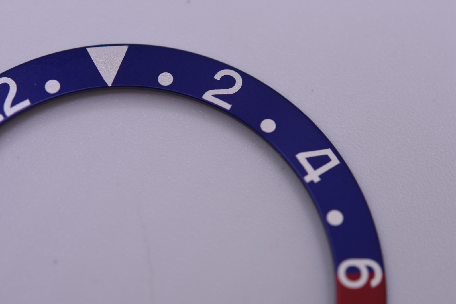 Rolex GMT Master Pepsi Bezel Insert NOS Mint Factory Original Genuine 16750