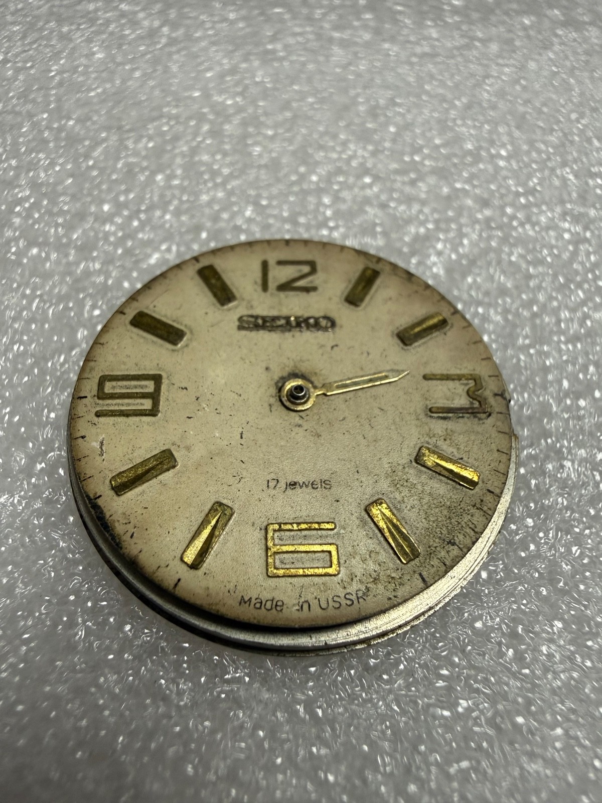 Watch Movement USSR Vostok 2409A + Dial (Modified, Seiko Logo) Parts