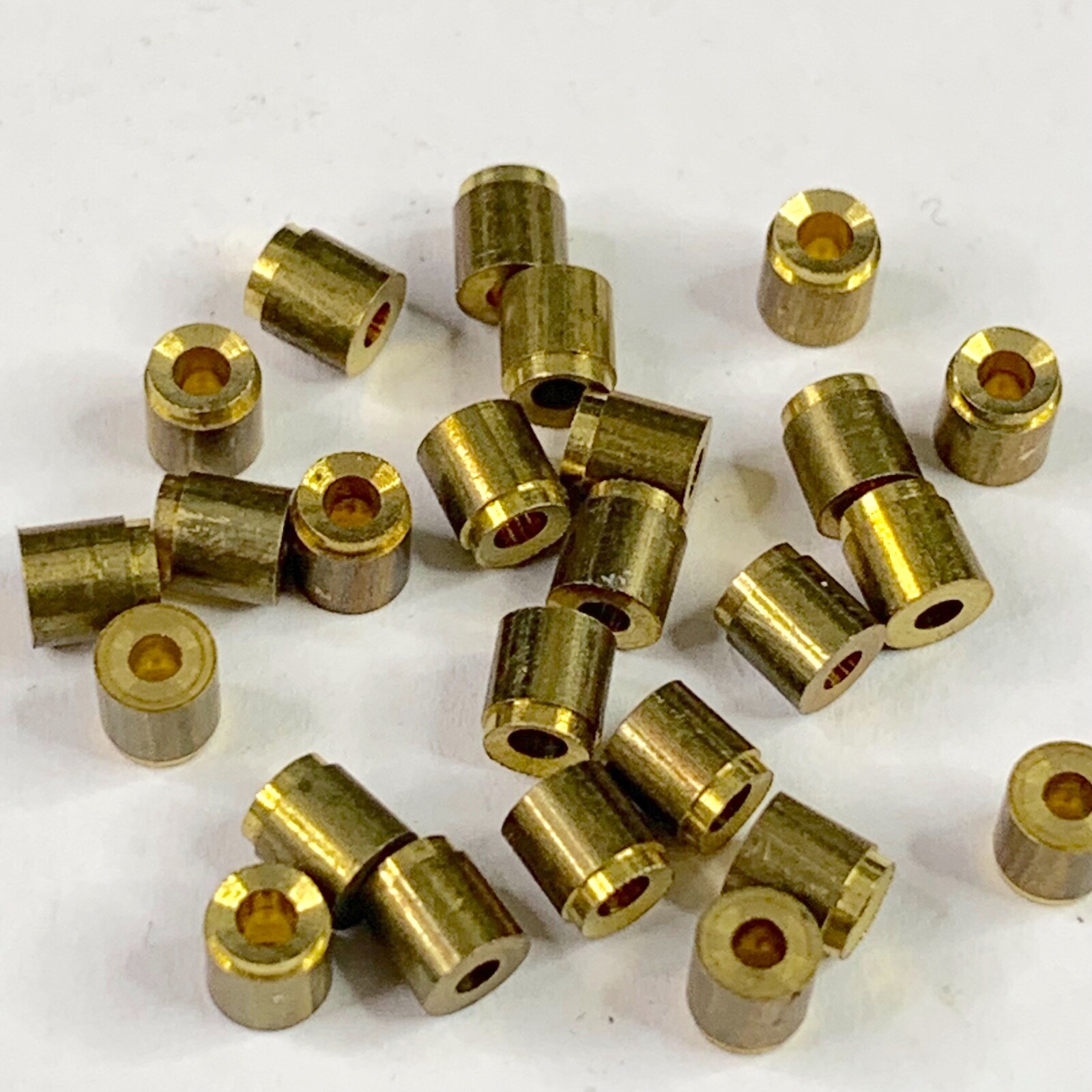 25 Watch Parts 3mm Steampunk Altered Art Watchmaker Lot Cylinder Bronze Bronze