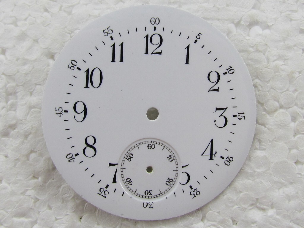 Chopard L.U.C Antique Swiss Pocket Watch Original Enamel DIAL Watch-face 43mm