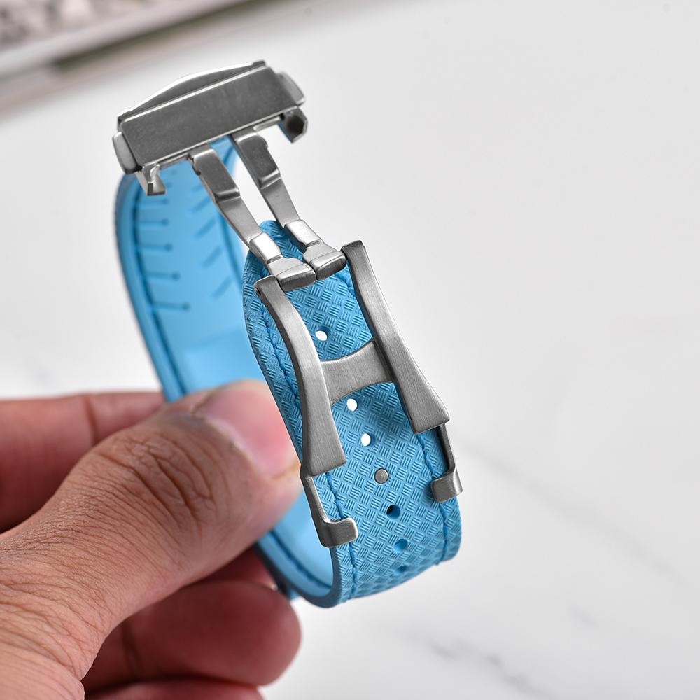 Metal Folding Buckle 18 20 22mm Stainless Steel Brushed Clasp for Omega Watch
