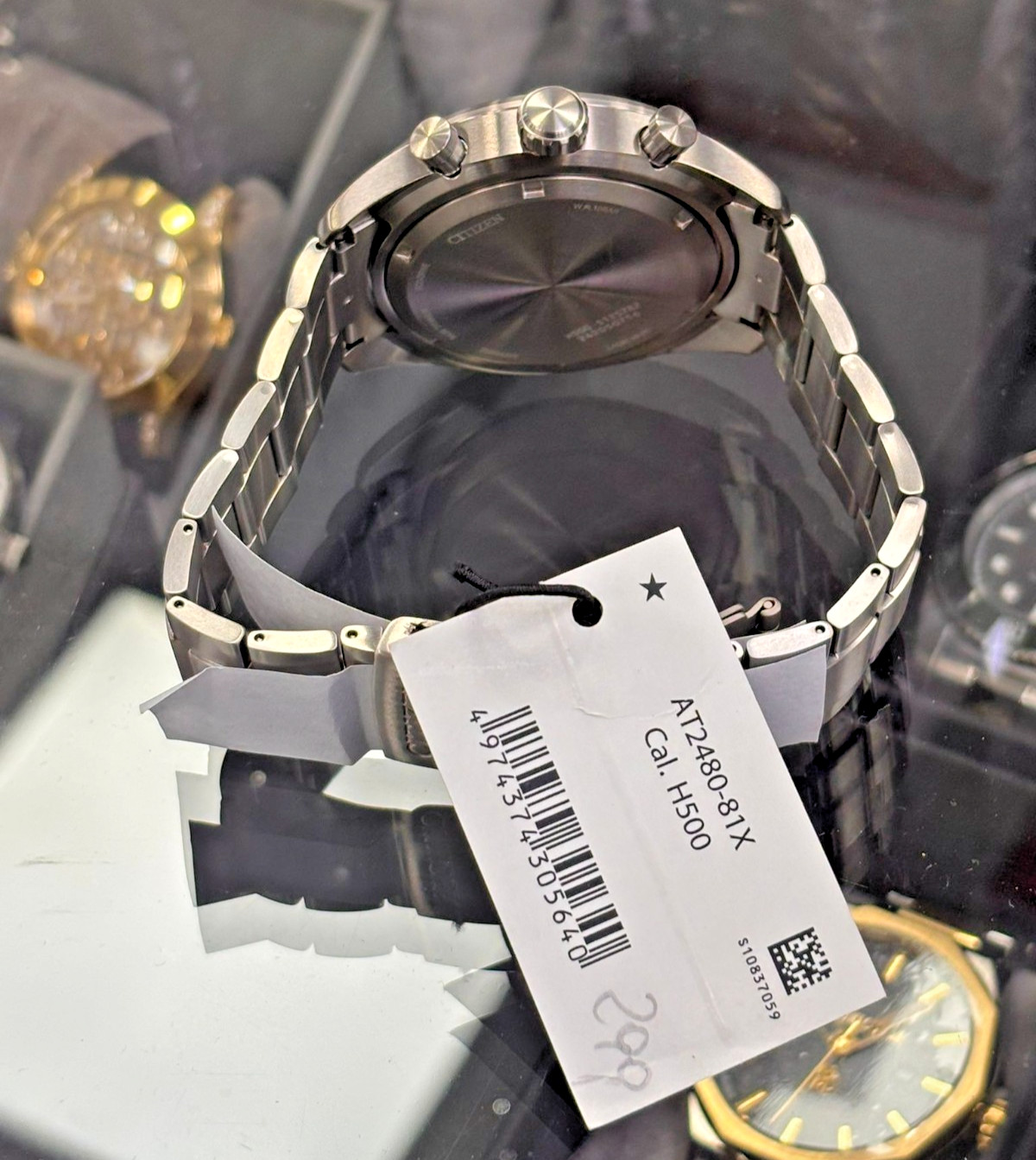 Citizen AT2480-81X Super Titanium Eco-Drive Chrono Men’s Watch