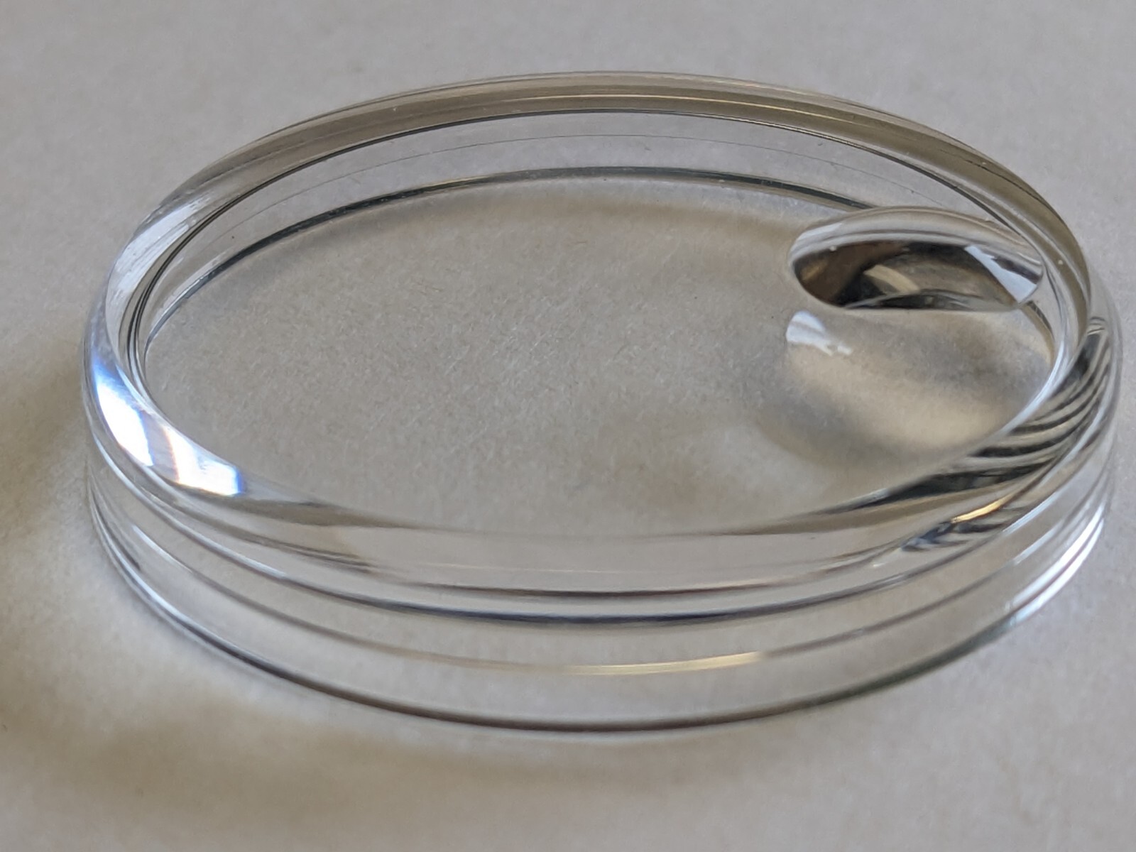 PA 462-21A watch crystal 125 127 w/ date magnifier Made in France x 1 piece