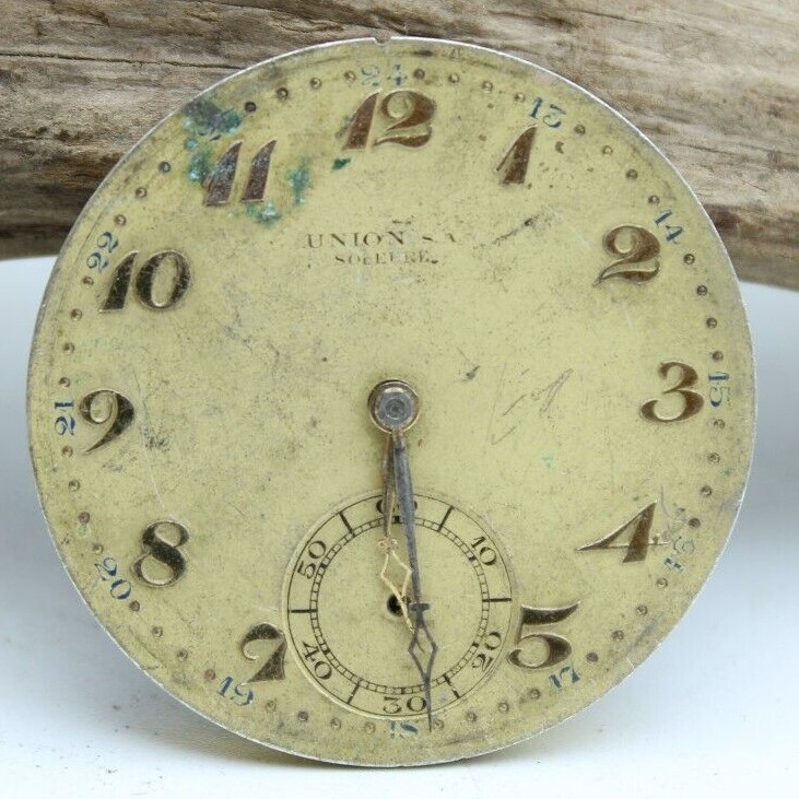 UNION S.A. SOLEURE POCKET WATCH MOVEMENT 42.5mm DIAMETER (F3N)
