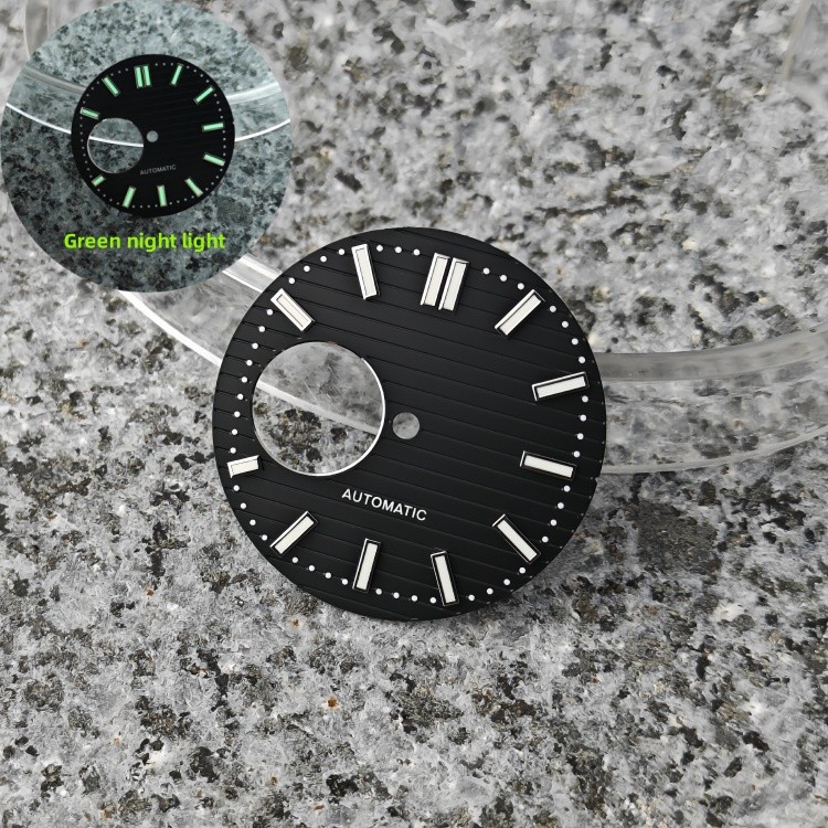 NH38 dial 29.8mm skeletonized coffee green lume fit NH35-NH38-NH36-NH70 movement
