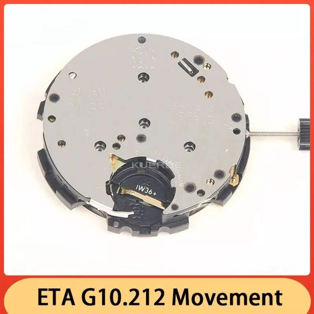 NEW ETA G10.211/212 Watch Movement, Date at 4 O’Clock