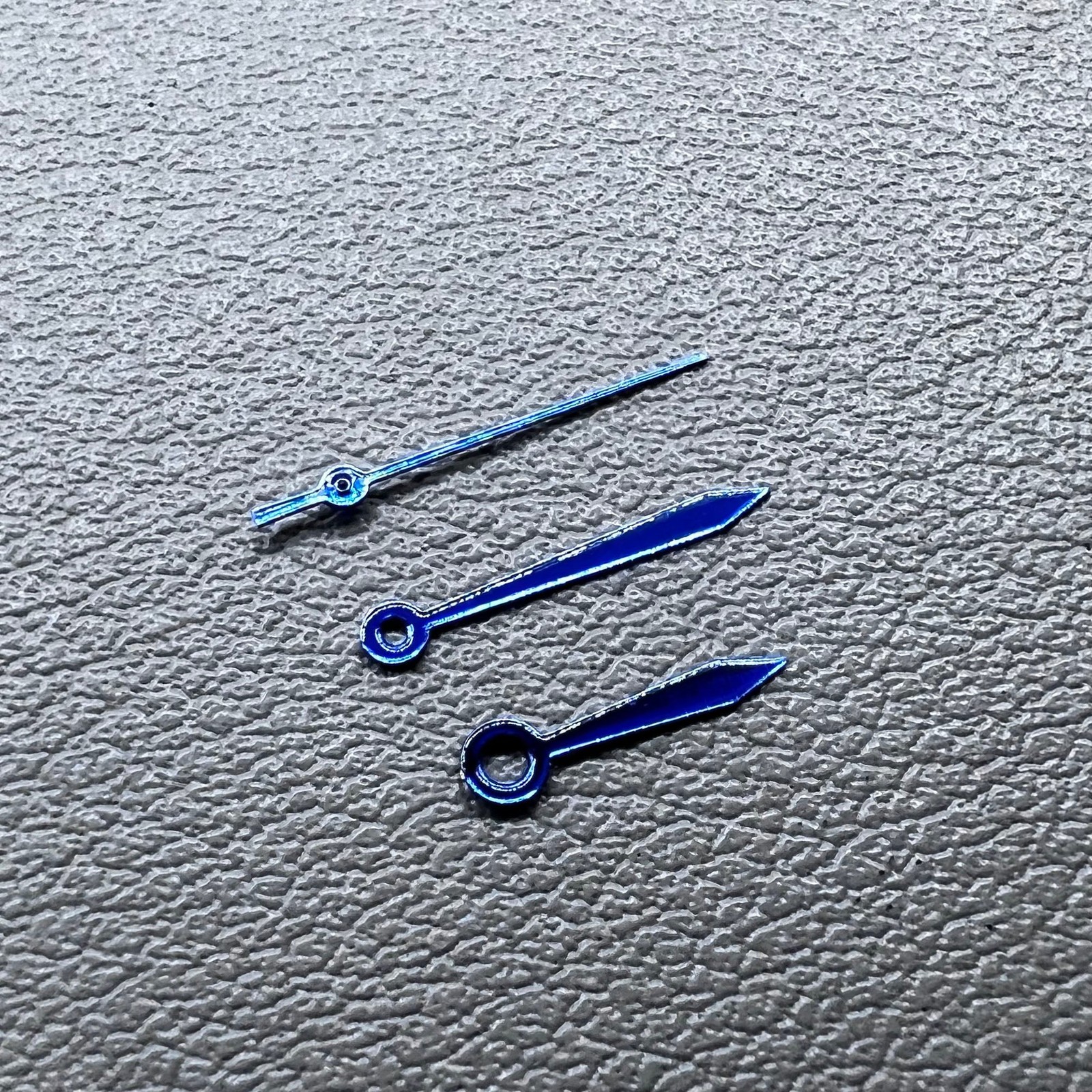 2 Sets 11mm Blue No Lume Arrow Shape Watch Hands for Miyota 2035 Movement