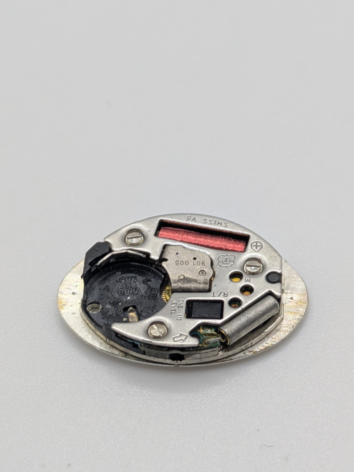 Rotary ETA 901.005 Quartz Watch Movement 1 Jewel Swiss Parts Repair 14.2mm