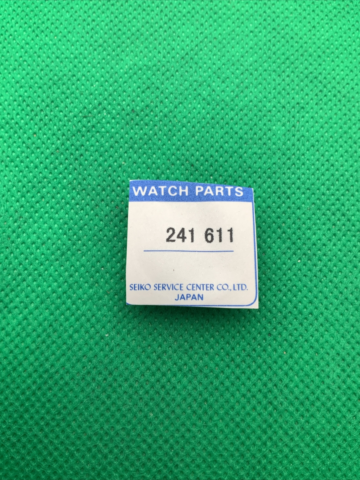 Genuine Seiko 241 611 Fourth Wheel, 241611, Sealed, NOS