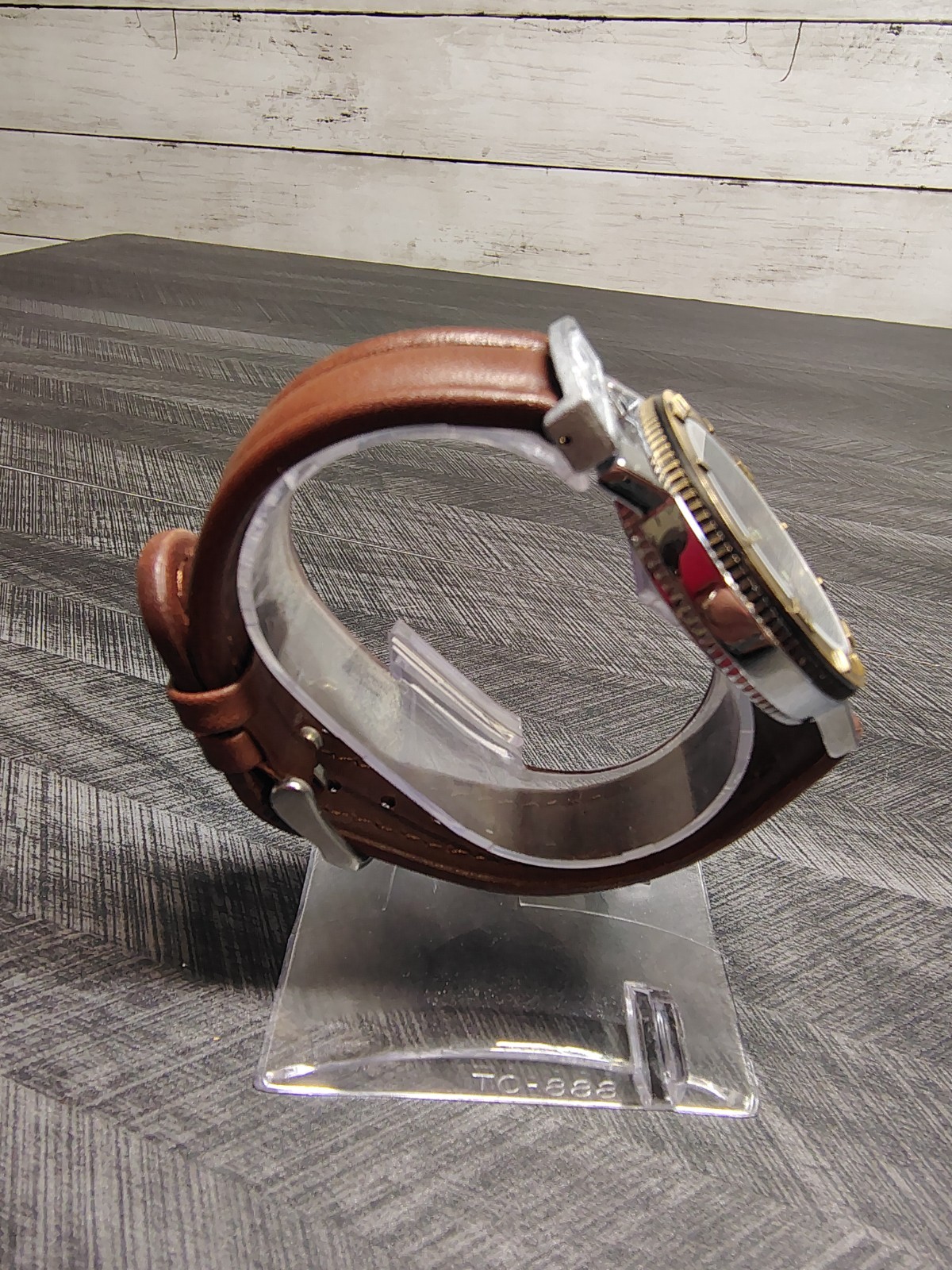 Men’s Vintage NOS Elgin Sportsman Watch With Unique Metal Strap Connector,35mm