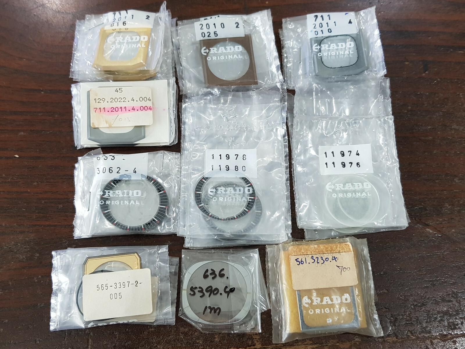 NOS Original Crystal for Rado Diastar Florence Drop down choose.