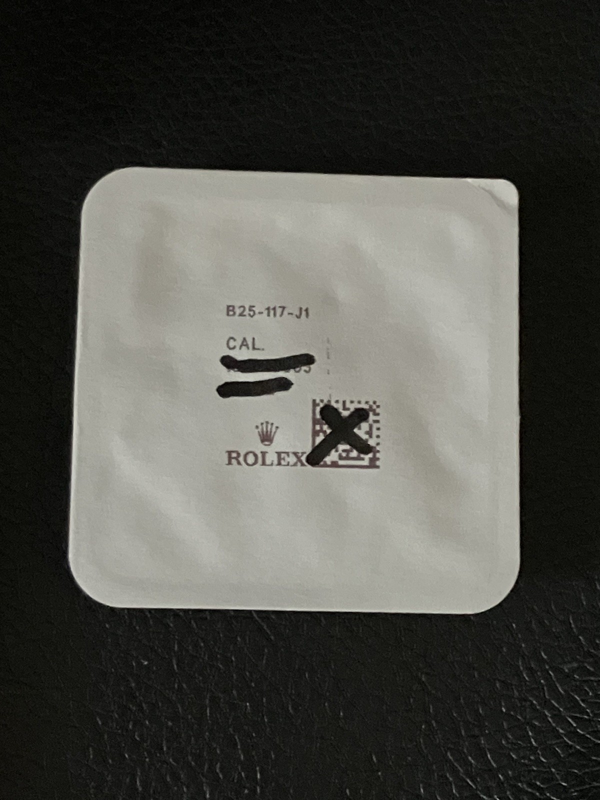 New Genuine Rolex PlexiGlass Crystal Date. Ref# B25-117-J1. For 1500 etc