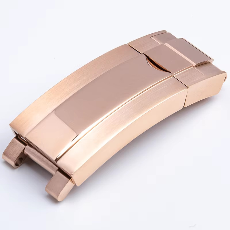 9x9mm Deployment Buckle Clasp Fits Rolex Yacht-Master Daytona Gold Rose Silver