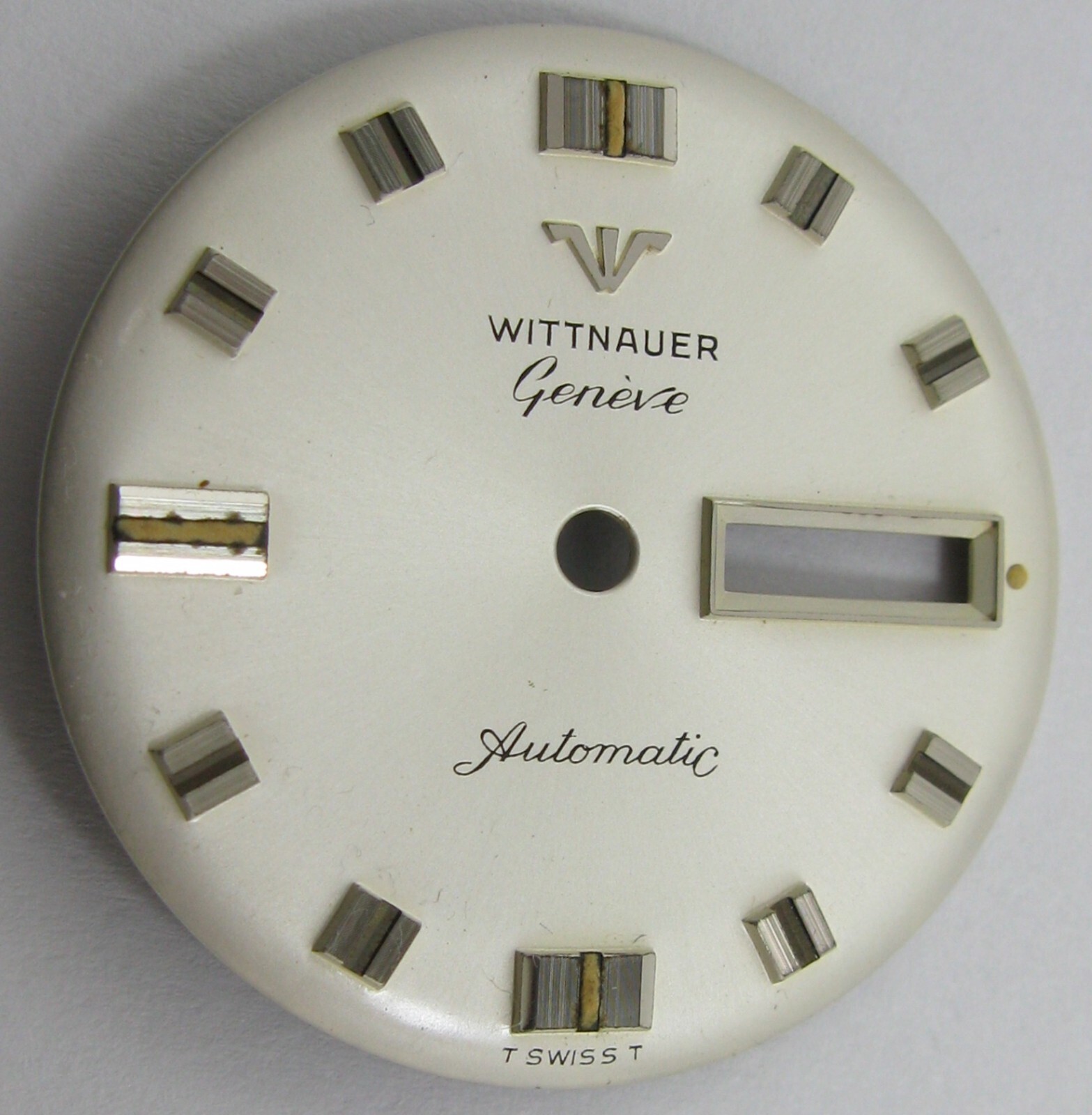 Wittnauer Automatic Watch Day Date Dial … watch part diameter 29.4 mm