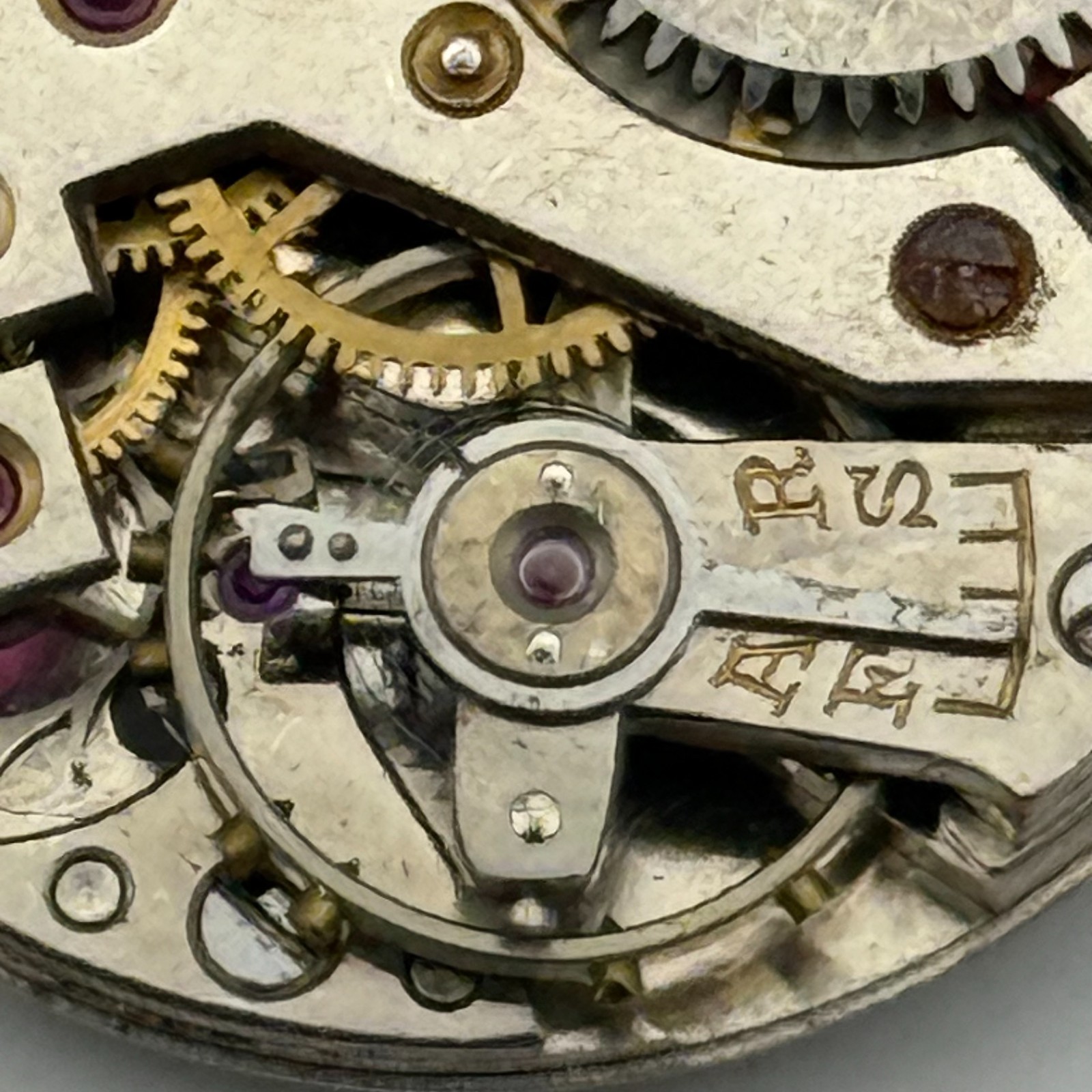 Peseux 170 Watch Movement 15 Jewels Swiss Manual Wind Parts Repair 23.3mm
