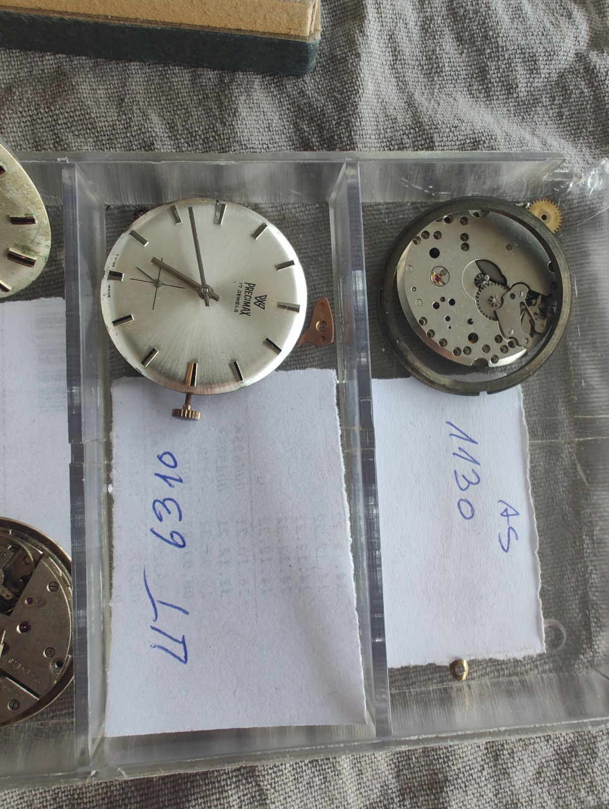 Watch Repair Lot 11 Movements Unitas UT 6310 AS 1130 Swiss Parts