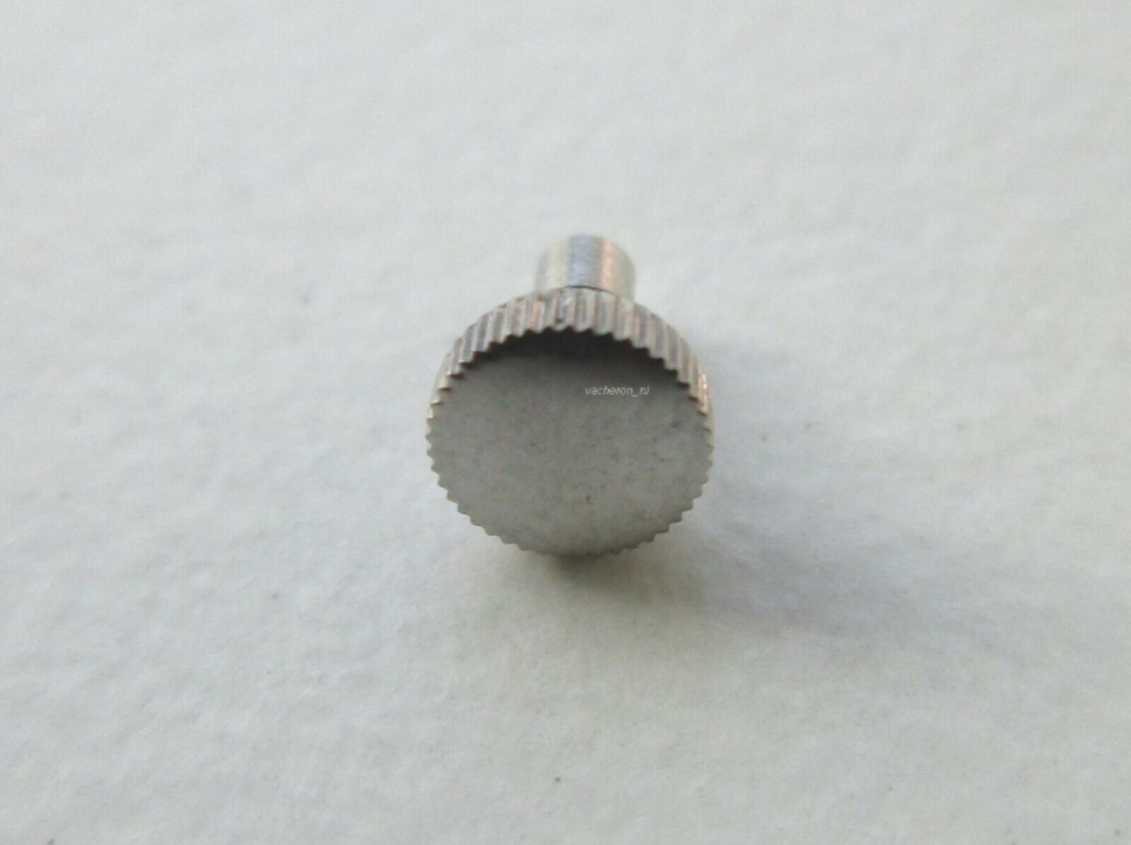 IWC Swiss steel watch crown watertight seal tap 0.9 mm diam 3.5 mm height 4.5 mm