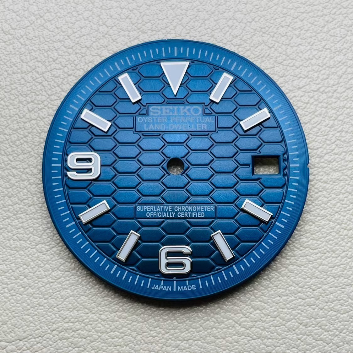 28.5mm 31mm Watch Dial Blue Green Luminous For NH35 NH36 Movement Watch Parts