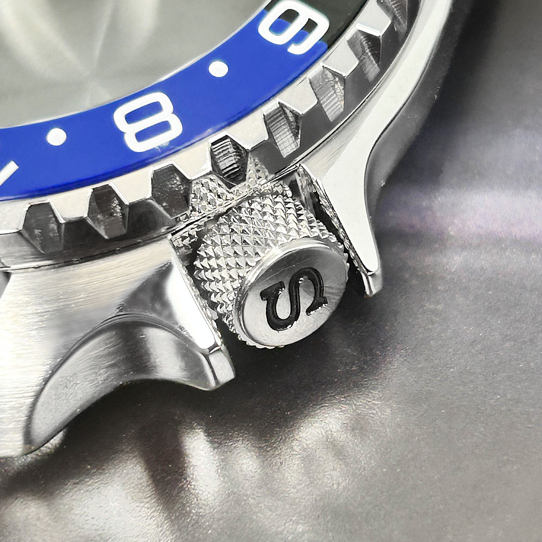 For NH35 NH36 4R35 4R15 SKX007 Movement 5ATM Watch Case Mod Sapphire Batman USA