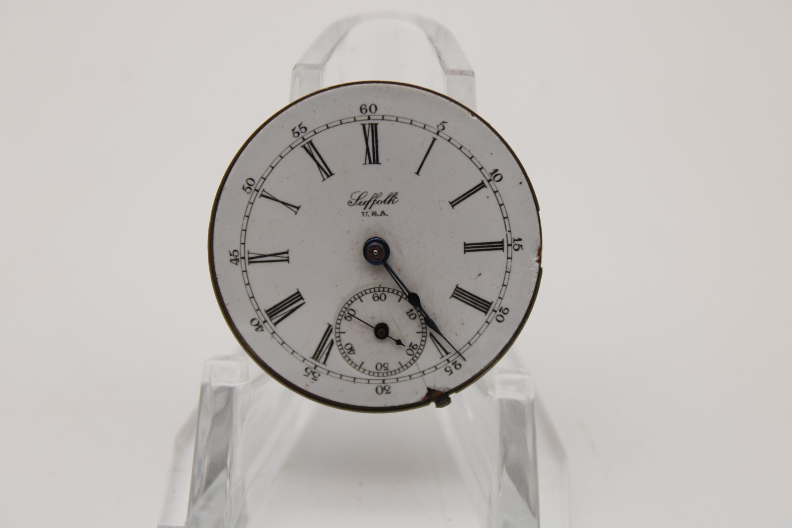 SUFFOLK POCKET WATCH MOVEMENT 201904 Gr. 176 0s 7j USA 29.3mm (KD2)