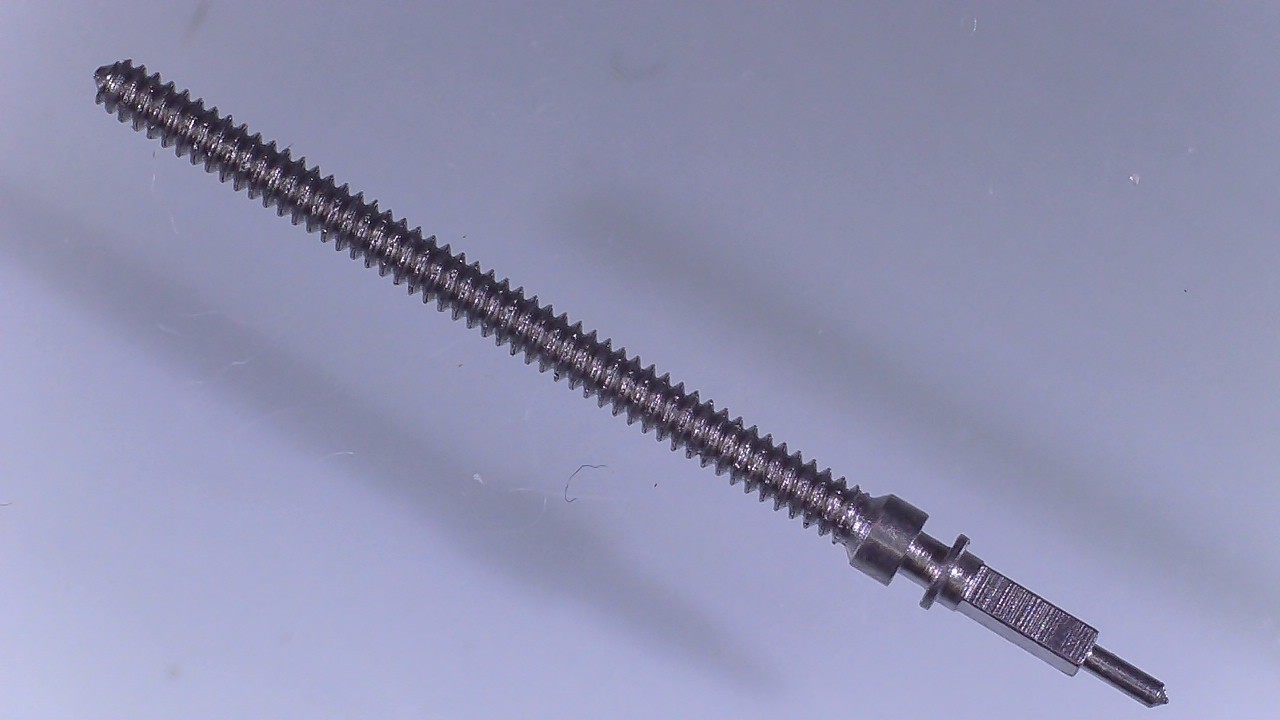 Watch Winding Stem For Chaika 1301 Threading 0.90 Mm Length 16.40 Mm Steel