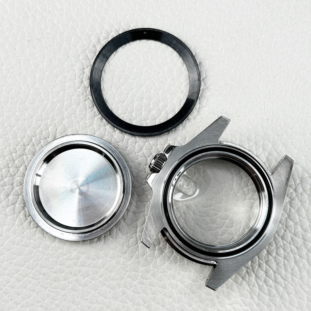 Movement Black Ceramic Bezel Watch Case Black 40mm- For NH35 NH36 4R35 4R15 4R36
