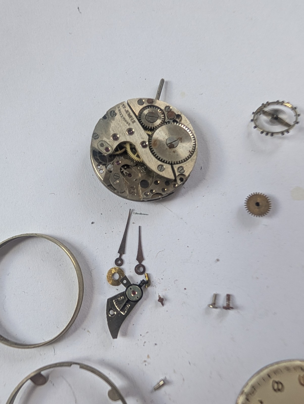 Vintage Arogno 151 Mechanical Watch Movement (In Bits)