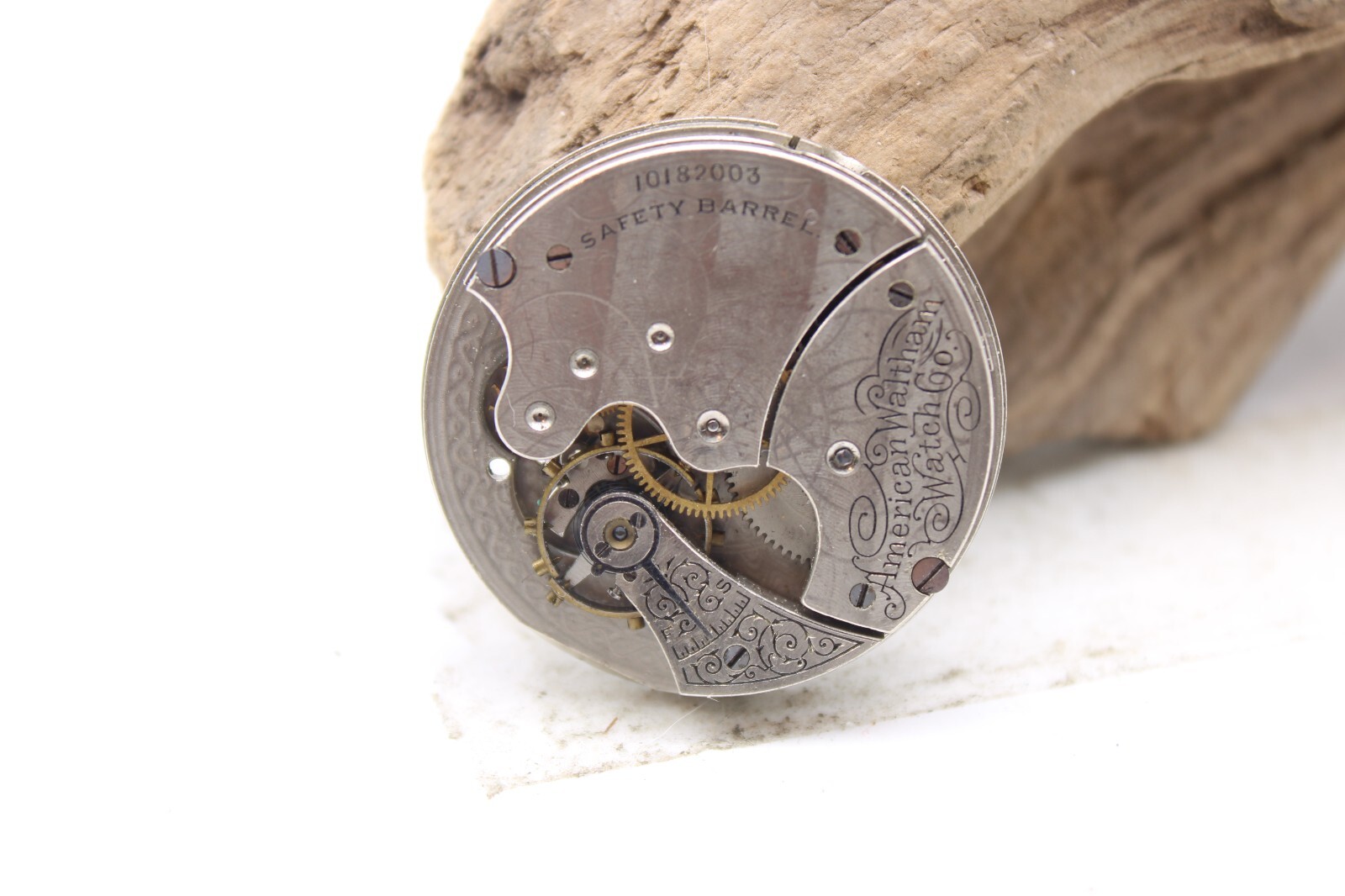 1900 AMERICAN WALTHAM POCKET WATCH MOVEMENT 10182003 GRADE: SEASIDE 6s 7j (F4S3)