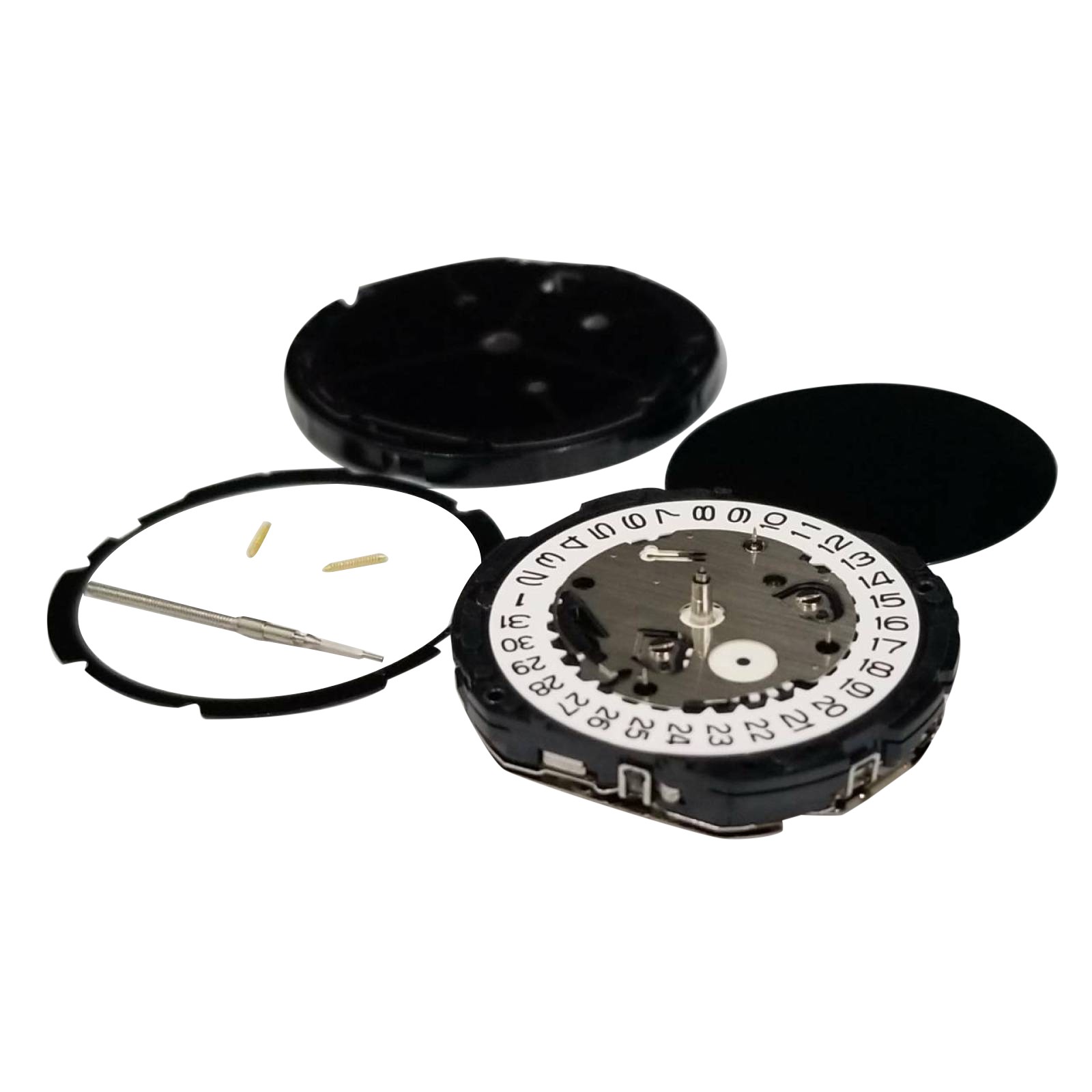 Date At 4:30 Quartz Watch Movement 3 Hands For Hattori /S. Epson VS75A/VS75B F