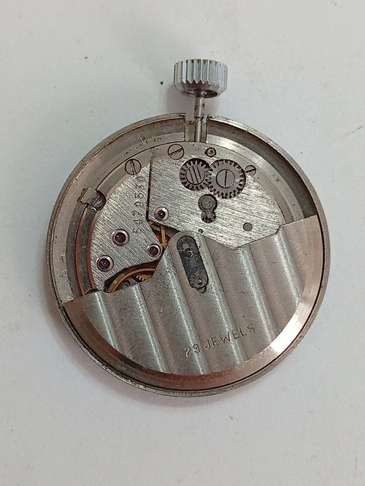 Vintage Soviet USSR Watch Movement Poljot De Luxe Automatic 29 J. 2615 For parts