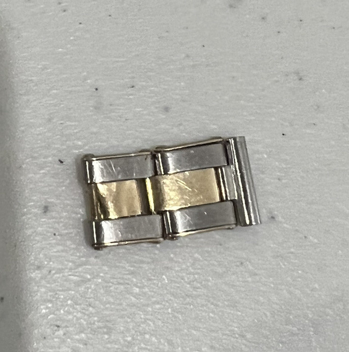 Rolex 2 Links 14K Gold Two Tone Rare Stretch See Photos Authentic Original