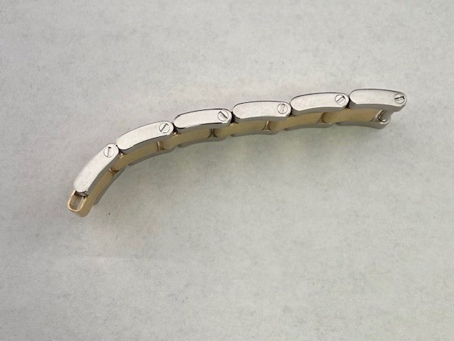 Genuine Rolex 14MM Stainless/18 kt Gold OYSTER LINK “D” style hollow link