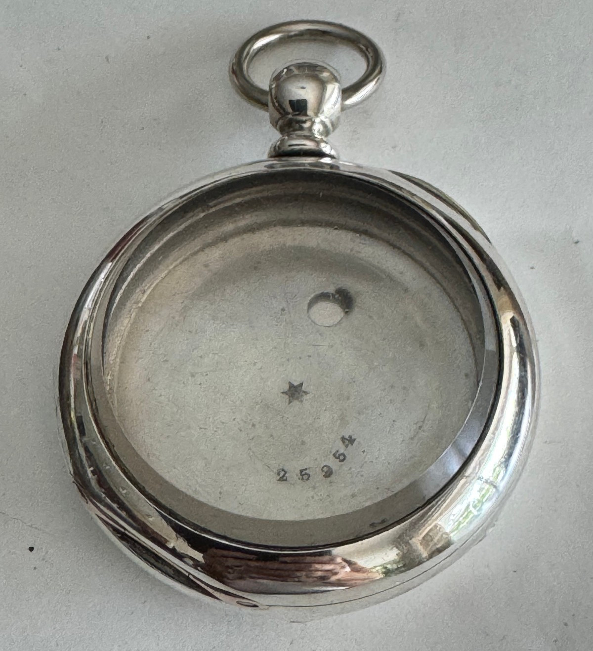 VINTAGE BIG 4OZ 18 SIZE BLAUER COIN SILVER POCKET WATCH CASE KEY WIND / KEY SET