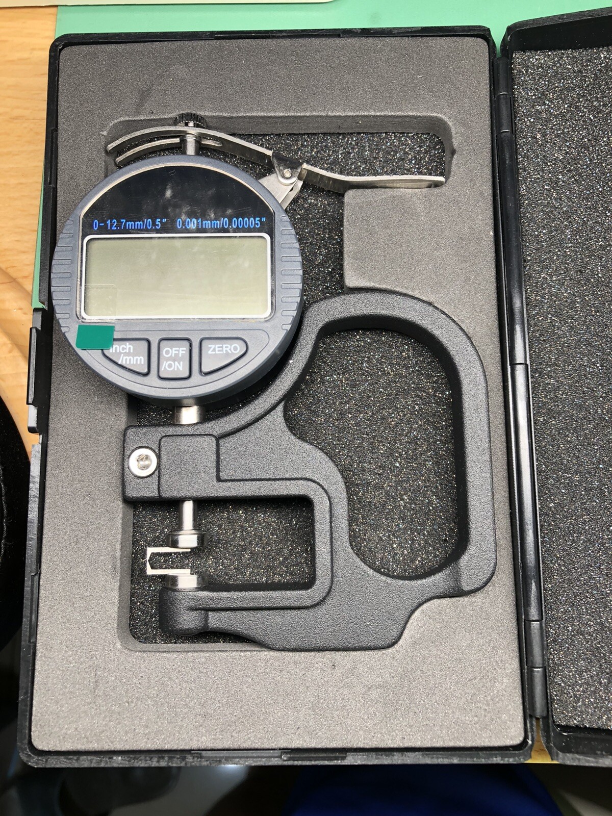Digital Calipers For Measuring Balance Staff And Small Parts.