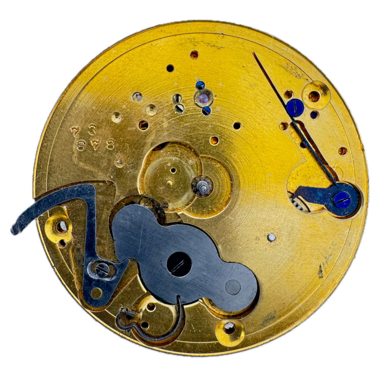 Antique 18s 1882 Lancaster 10 Jewel Hunter Pocket Watch Movement West End USA