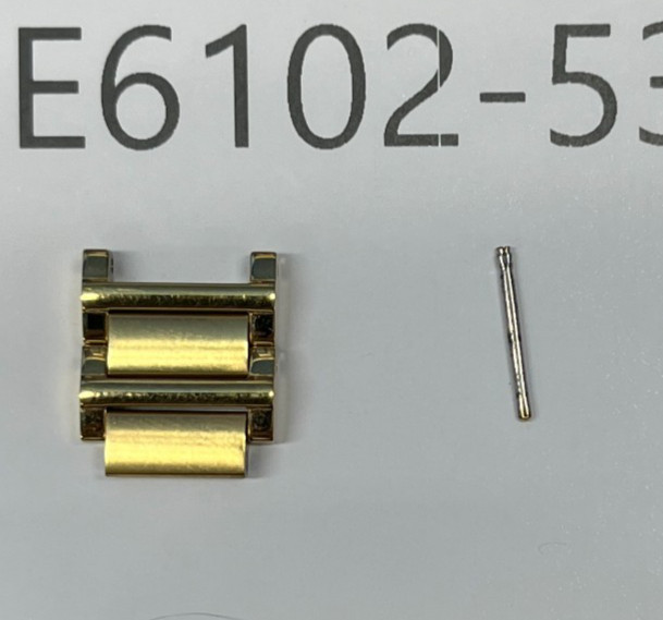 CITIZEN ECO-DRIVE FE6102-53A x2 Full Link w Pin 14mm Replacement Part