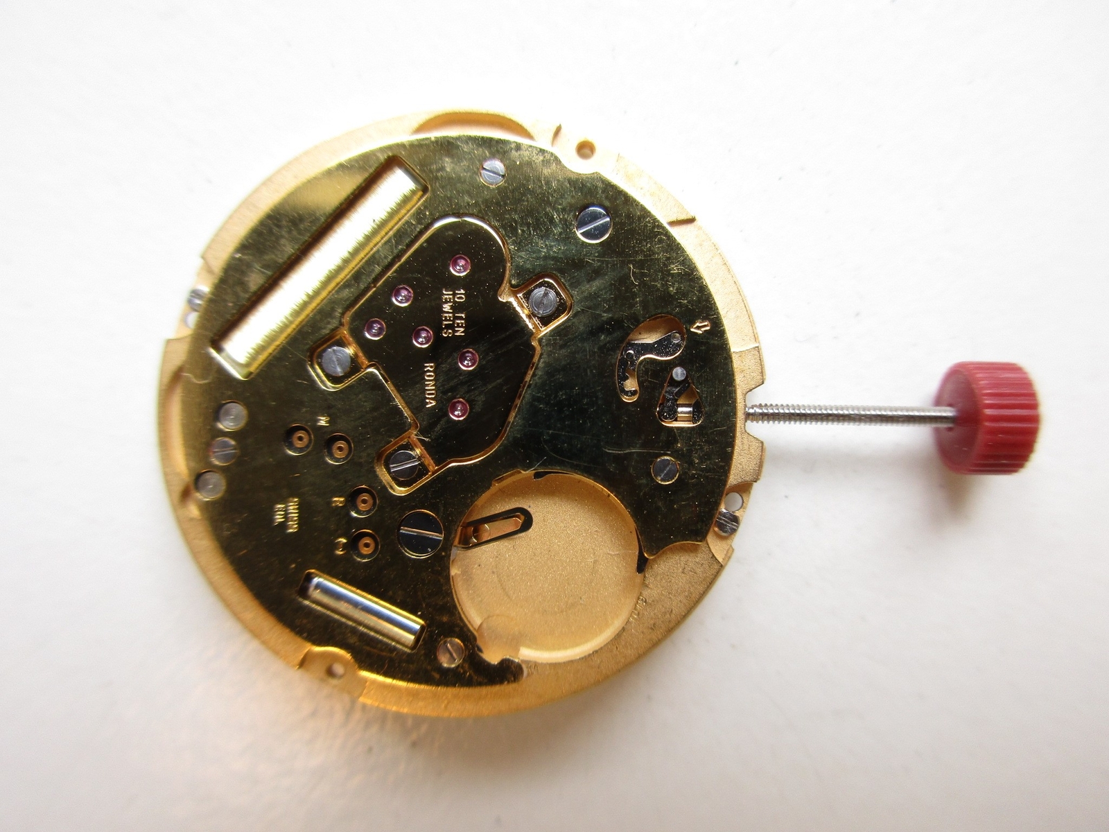 Ronda cal. 1019 N.O.S quartz watch movemnt – date at 3