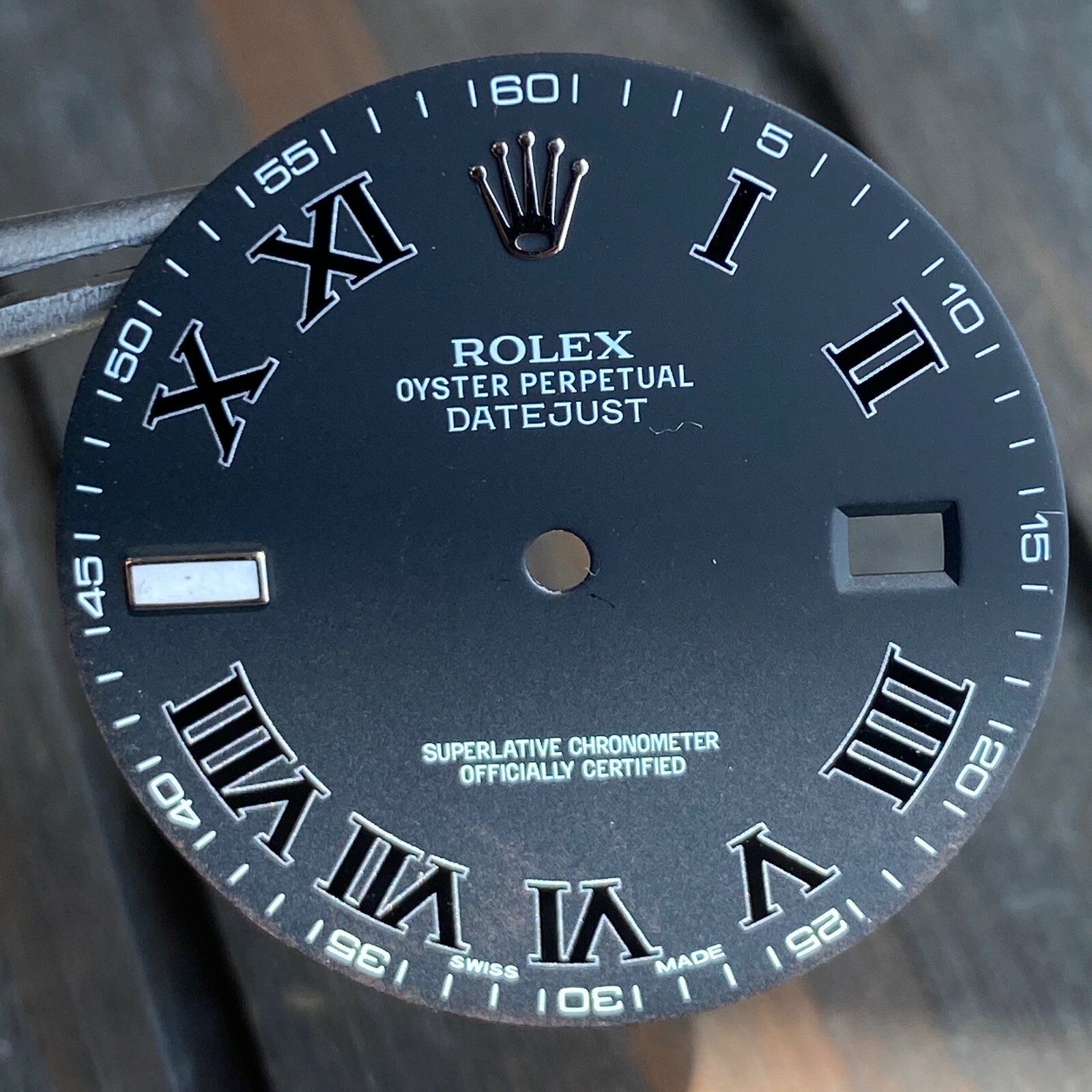 Rolex Datejust II Stainless Steel Black Roman Numeral Dial 41mm 116300 116334