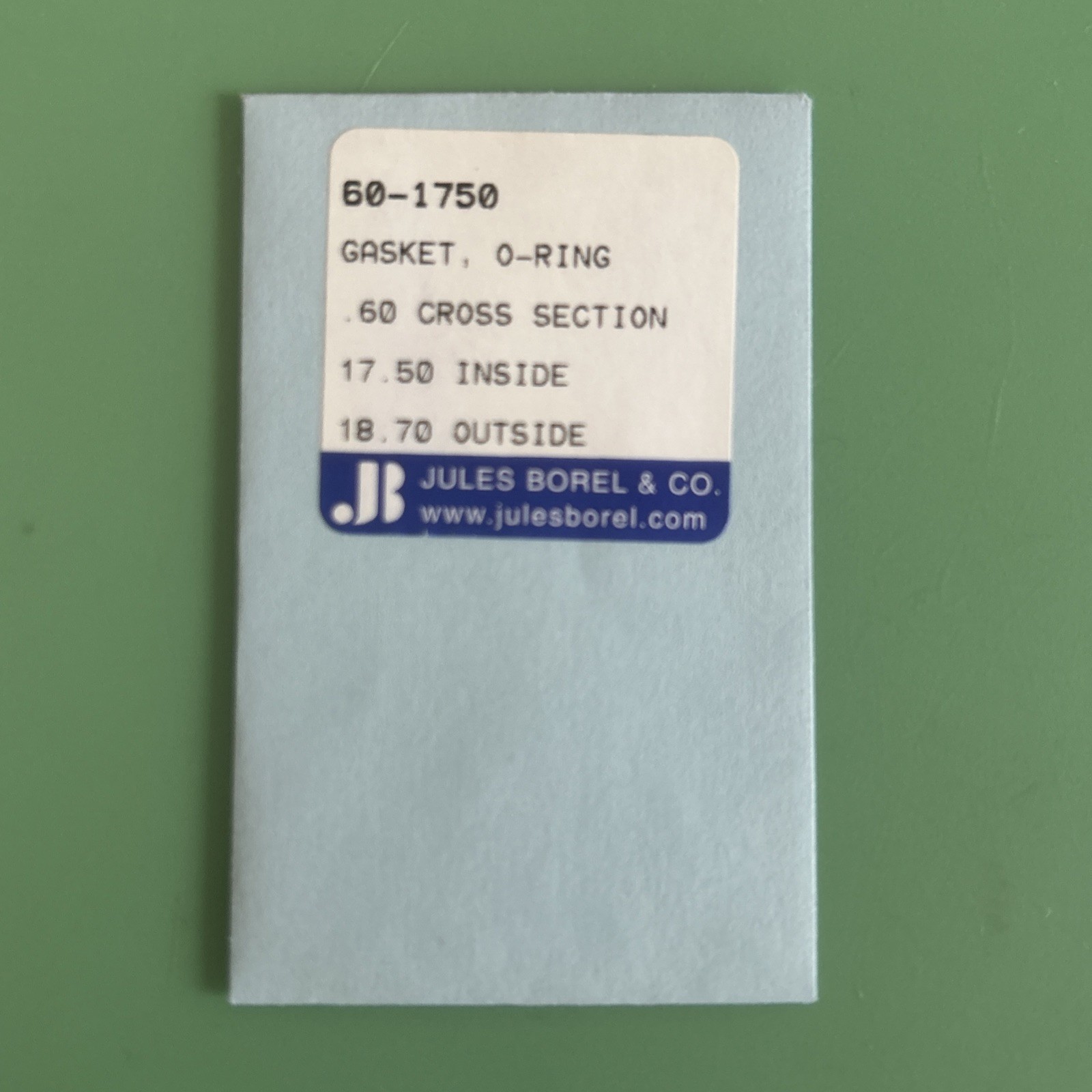 Borel – O-Ring Caseback Gaskets – 60 Series -.6mm Cross Section -14.5-34mm ID
