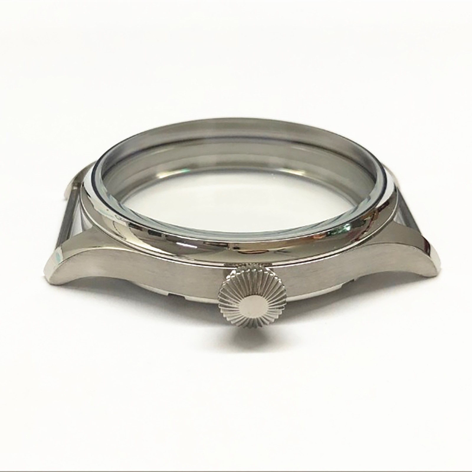 44mm 316L Stainless Steel Watch Case Set For ETA 6497/6498 ST3600/3621 Movement/