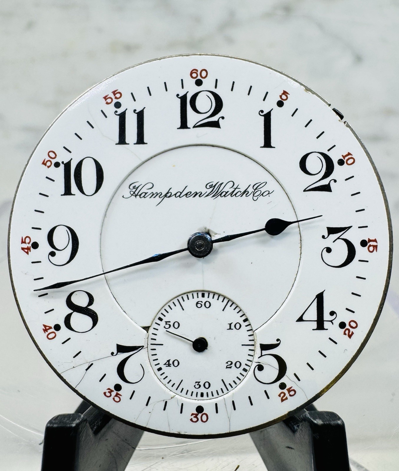 Hampden Pocket Watch John C. Dueber Double Roller Movement