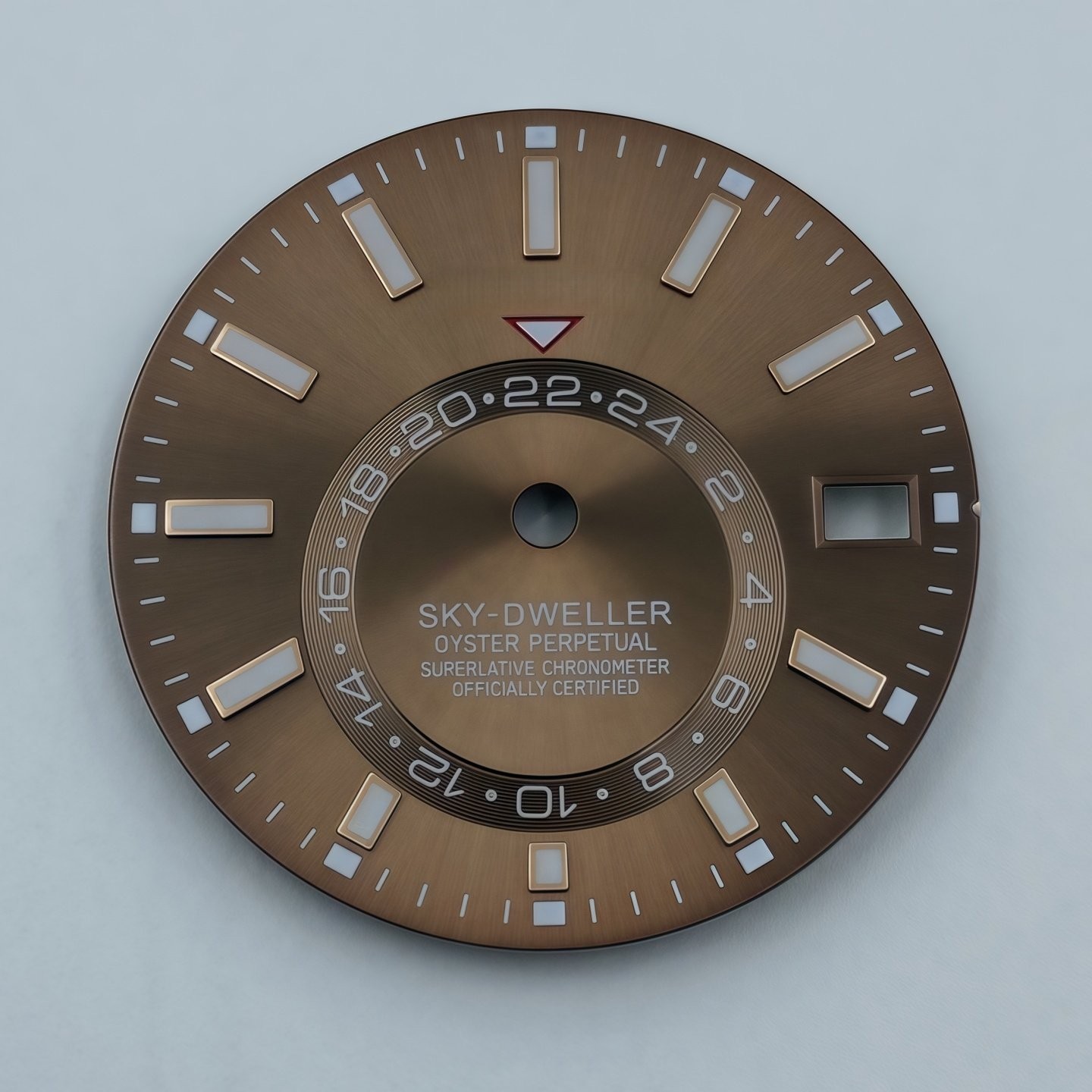 28.5mm Sun Pattern Watch Dial Green Luminous Date for Nh35 Nh36 4R Movement