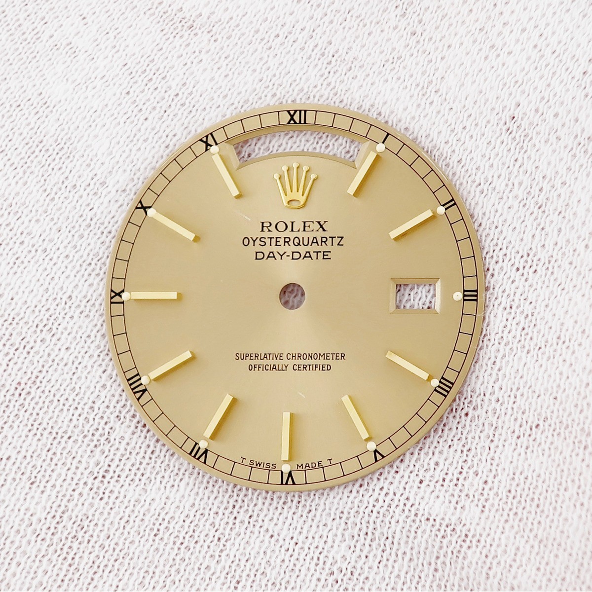 ROLEX Watch parts Original factory Day Date 19018 dial Stainless Steel Ch