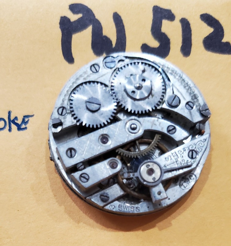 POCKET WATCH MOVEMENT BONDALE 0s PW512