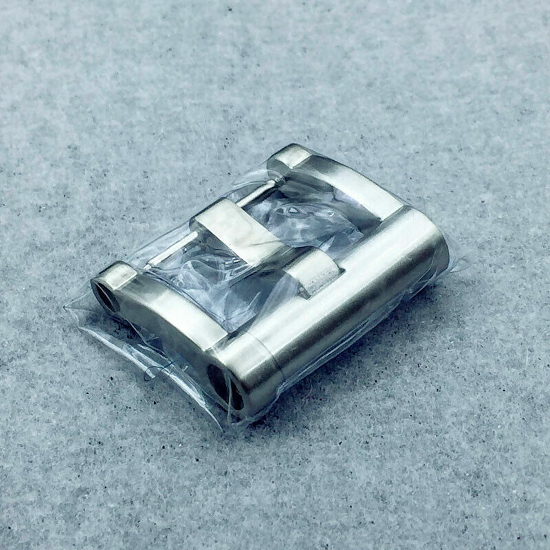 20mm 22mm Silver Brushed Pin Cylinder Buckle For Rubber Leather Band Strap