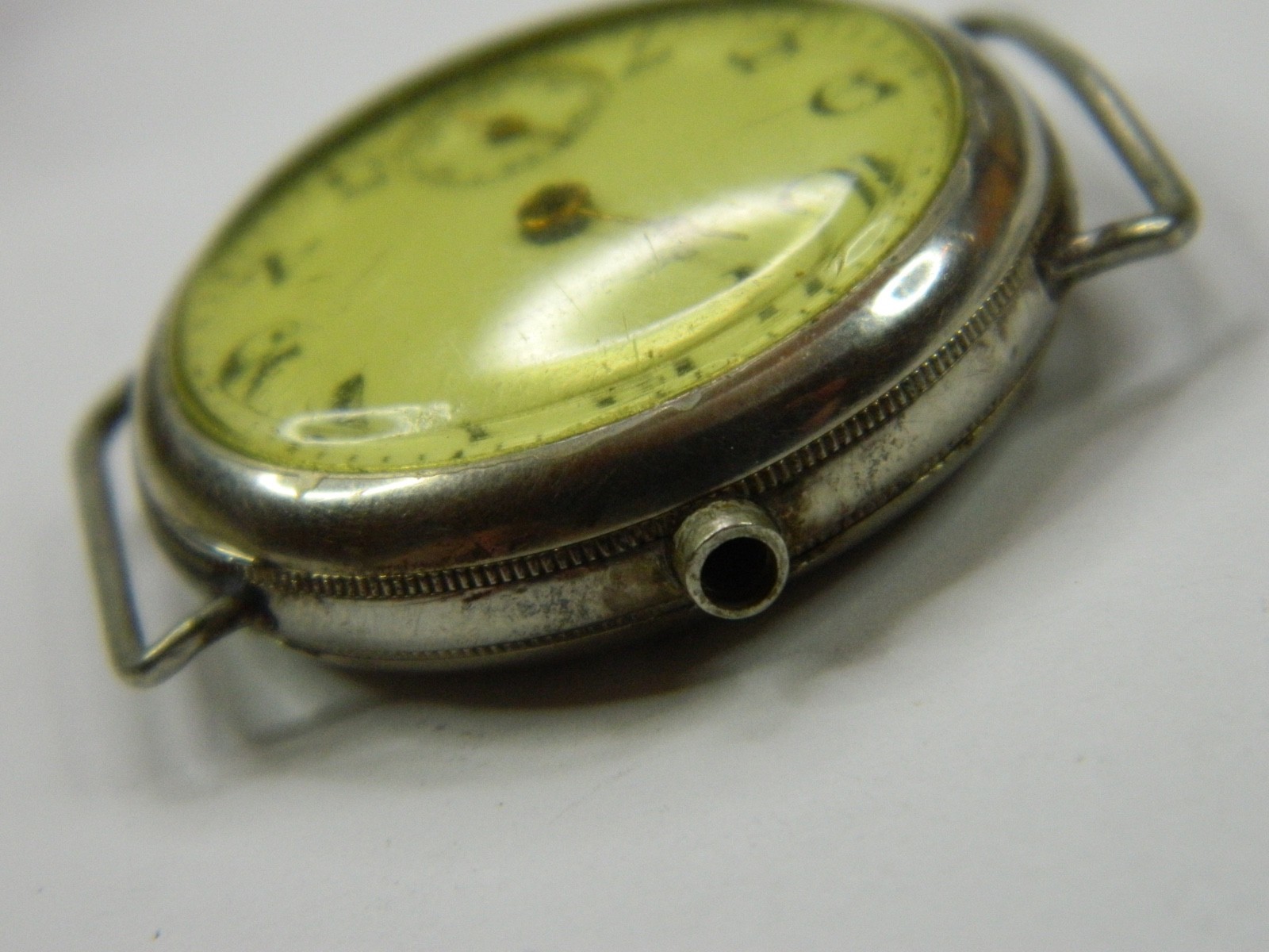 RARE VINTAGE 1910 PRE-WW1 HAMPDEN GOLD FILLED WIRE LUGS TRENCH WATCH REPAIR