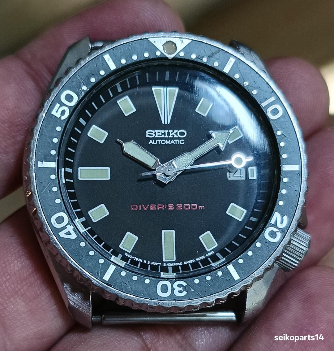 ORIGINAL SEIKO TRANSITION 200m DIVER 3 COUNTRY SIGNED 7002-7039 YEAR 1994 DEC