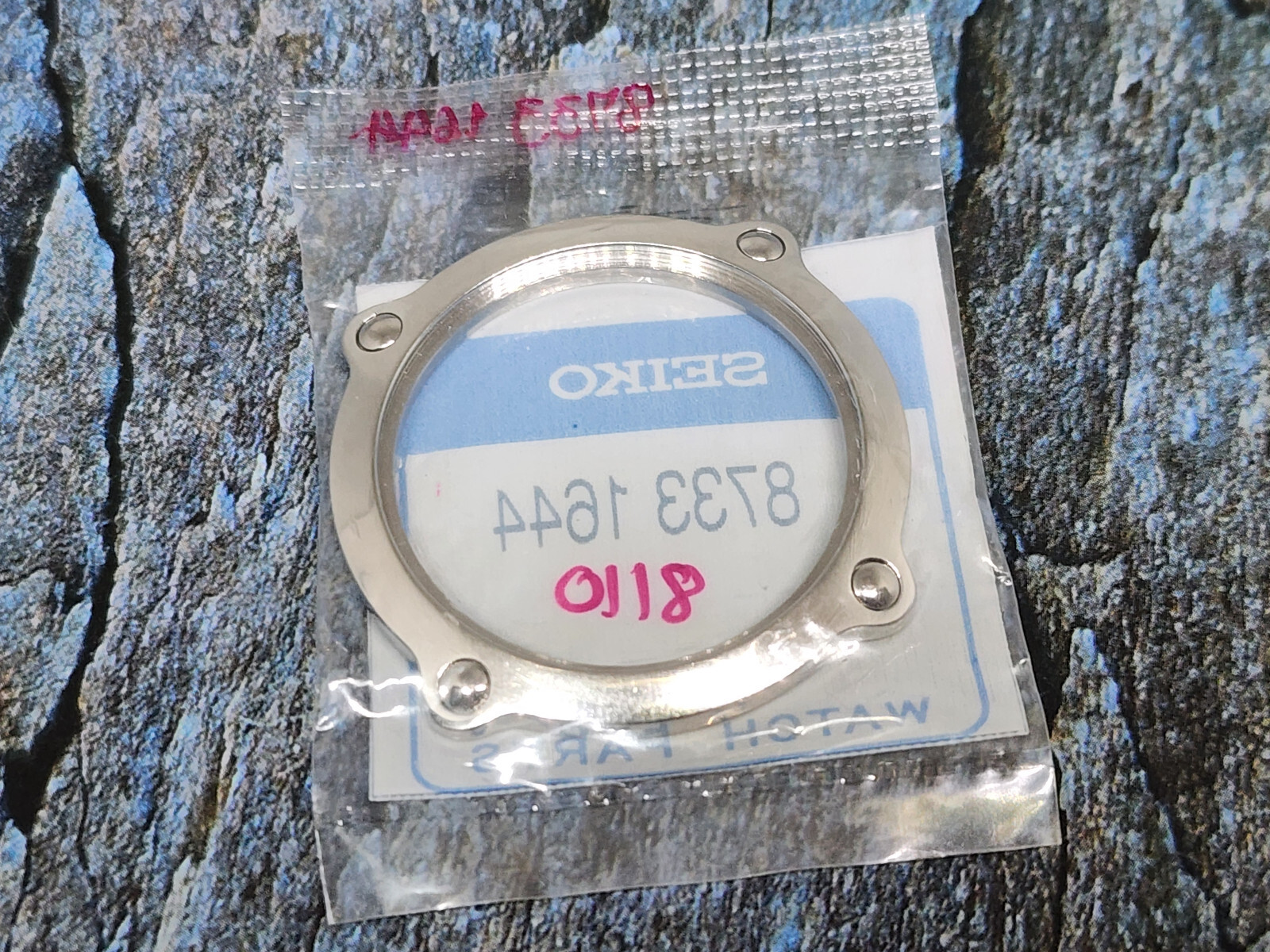 Rare Nos ORIGINAL SEIKO BEZEL DIVER PARTS 8733 1644 Sportura 7T92-0HZ0