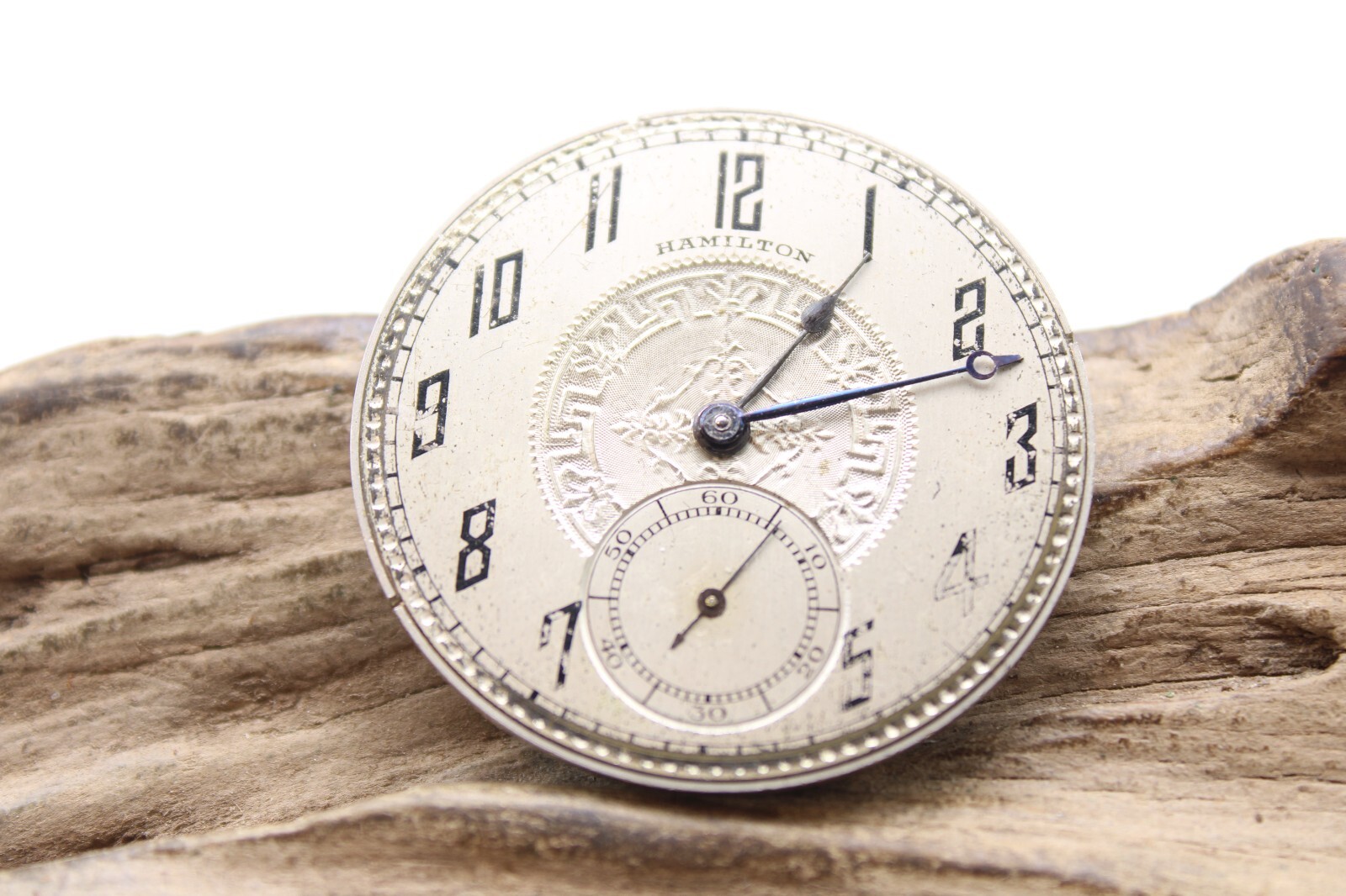 1928 HAMILTON POCKET WATCH MOVEMENT 3290128 GRADE 912 12s 17j (GO2)